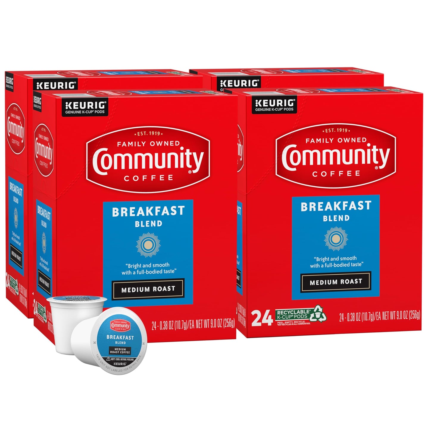 Community Coffee Grandma's Sugar Cookie Keurig K-Cup Pods, Limited Edition Holiday Flavor, Natural Ingredients, 10 Count (Pack of 6)