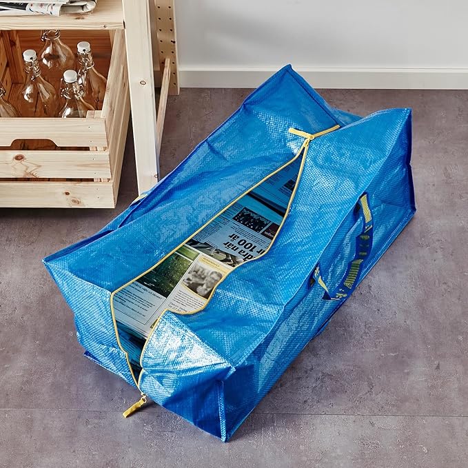 Ikea Frakta Storage Bag - Blue (2 PACK)