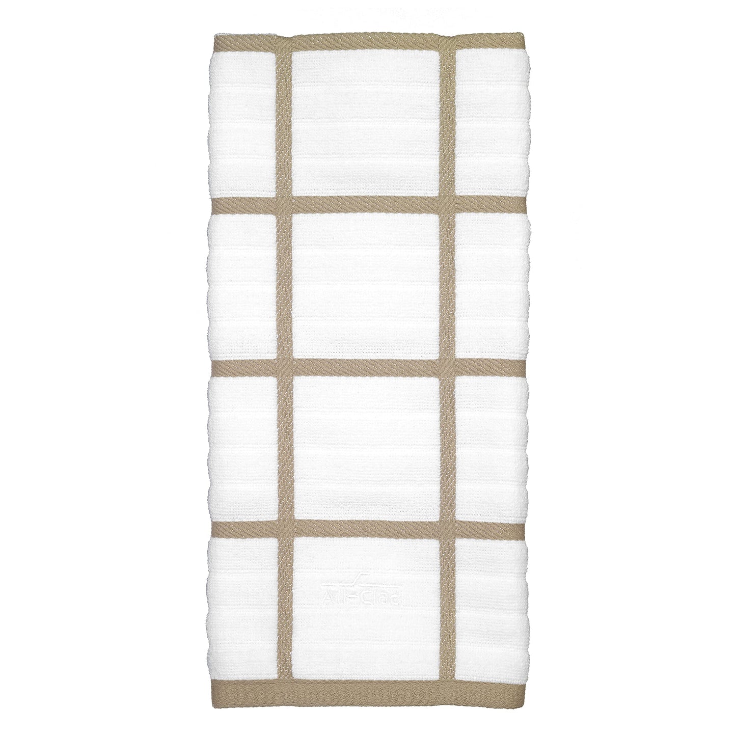 All-Clad Solid Kitchen Towels: Highly Absorbent, Super Soft Long Lasting - 100% Cotton, 17"x30" Tea Towels for Cleaning & Drying Dishes, Pans, Glassware, or Countertops, (2-Pack), Fennel