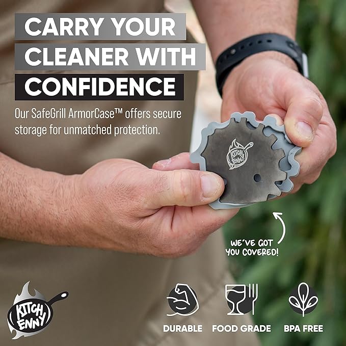 KITCHENNY Bristle-Free Grill Scraper Gadget for Dads Who Like Grilling and Have Everything