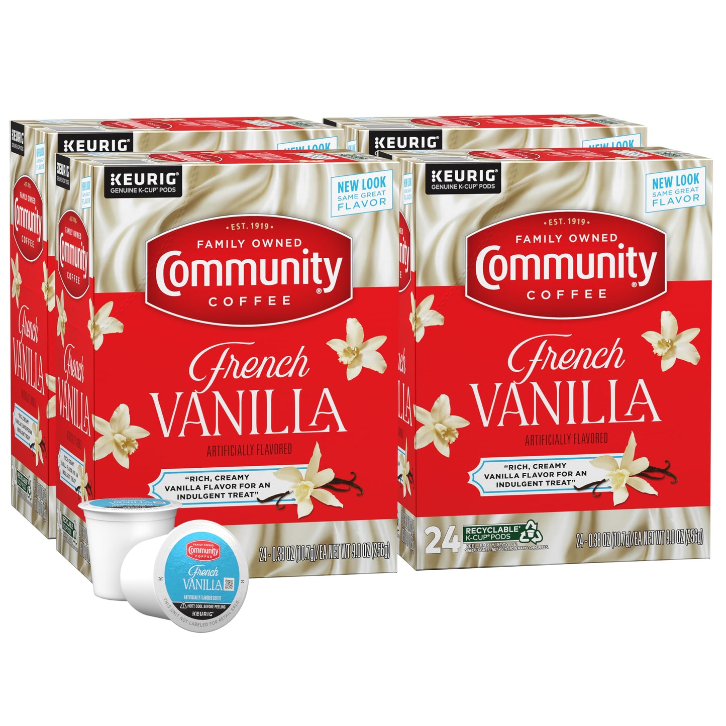 Community Coffee Grandma's Sugar Cookie Keurig K-Cup Pods, Limited Edition Holiday Flavor, Natural Ingredients, 10 Count (Pack of 6)
