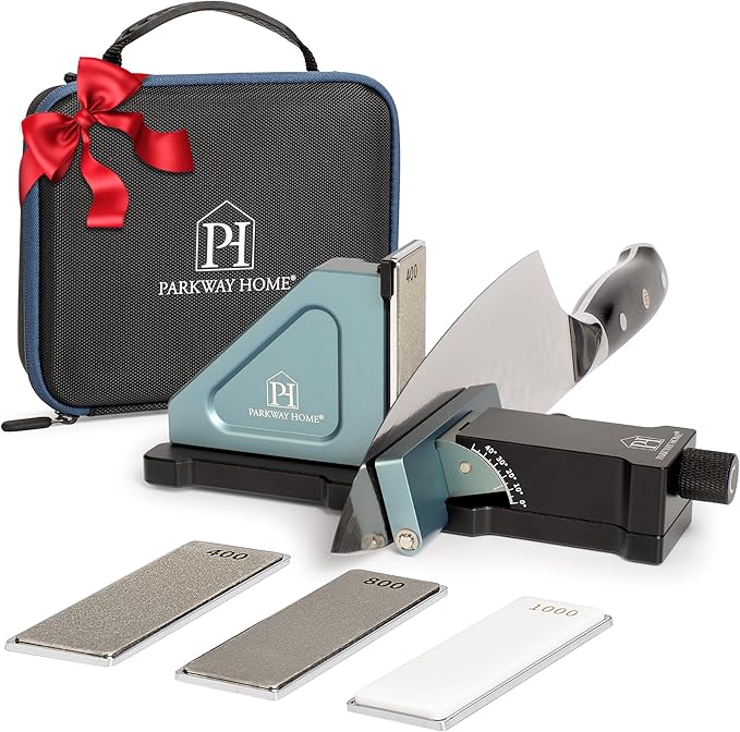Replacement Whetstone Plates Set – Includes 3 Plates: #400, #800, and #1000 Grit for Precision Sharpening & Honing - Compatible Only with Parkway Home Adjustable Rolling Knife Sharpener