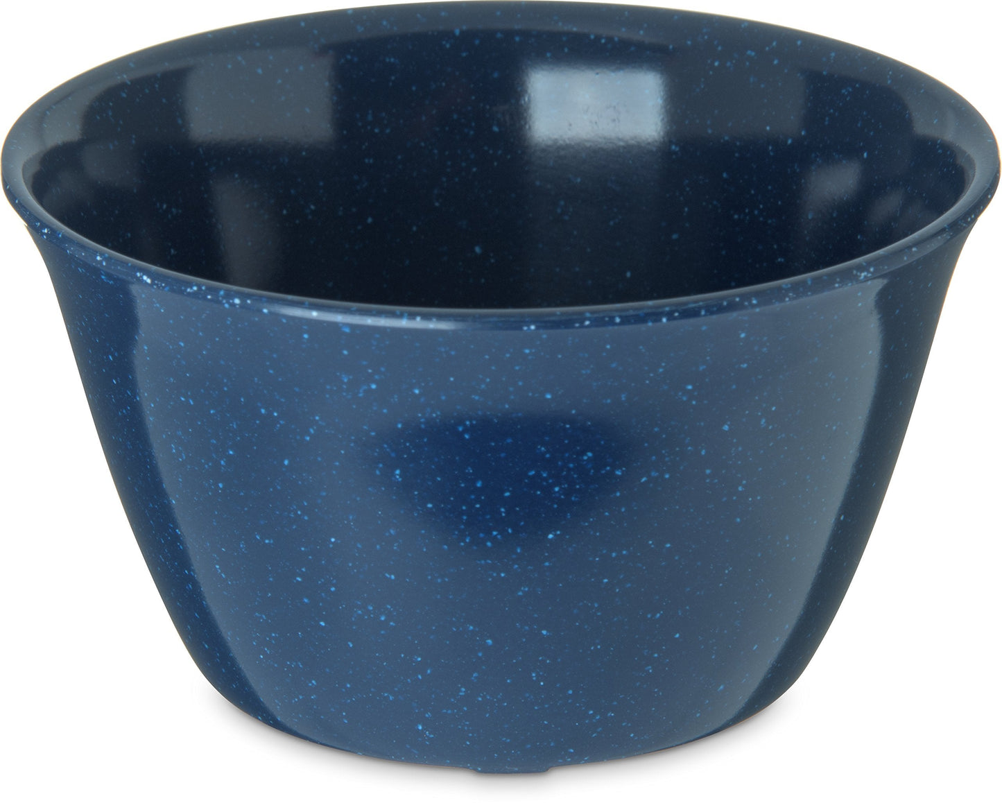 Carlisle FoodService Products Dallas Ware Reusable Plastic Bowl Bouillon Cup Bowl for Home and Restaurant, Melamine, 8 Ounces, Black, (Pack of 24)