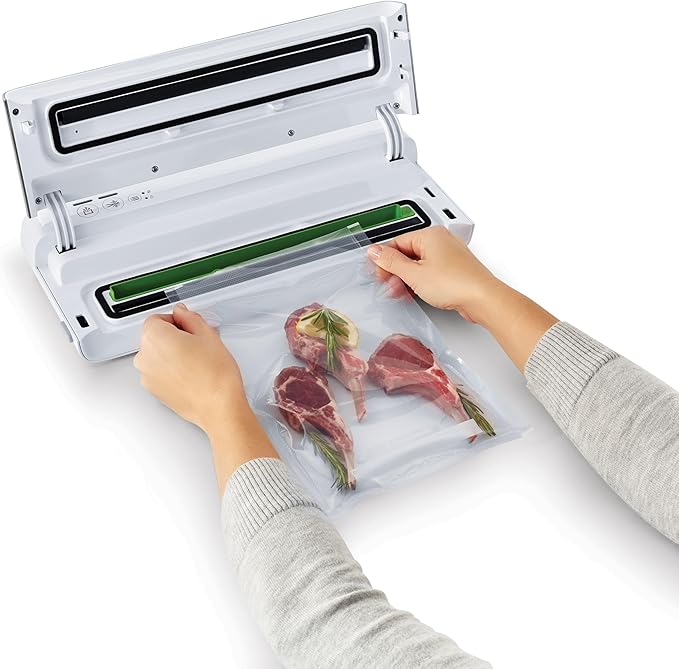FoodSaver Custom Fit Vacuum Sealer Rolls, Airtight Food Storage and Sous Vide Rolls, BPA-Free, 11 x 16' (Pack of 3)