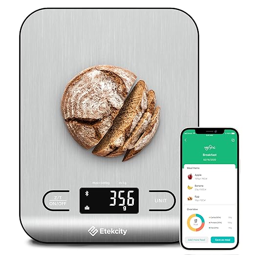 Etekcity Food Kitchen Scale, Digital Grams and Ounces, Medium