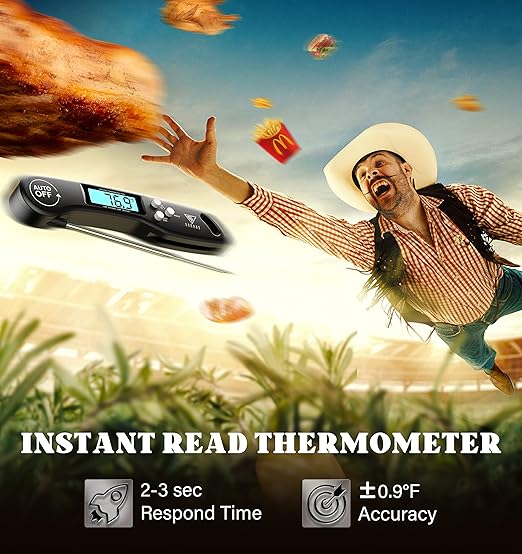 DOQAUS Digital Meat Thermometer, Instant Read Food Thermometer for Cooking