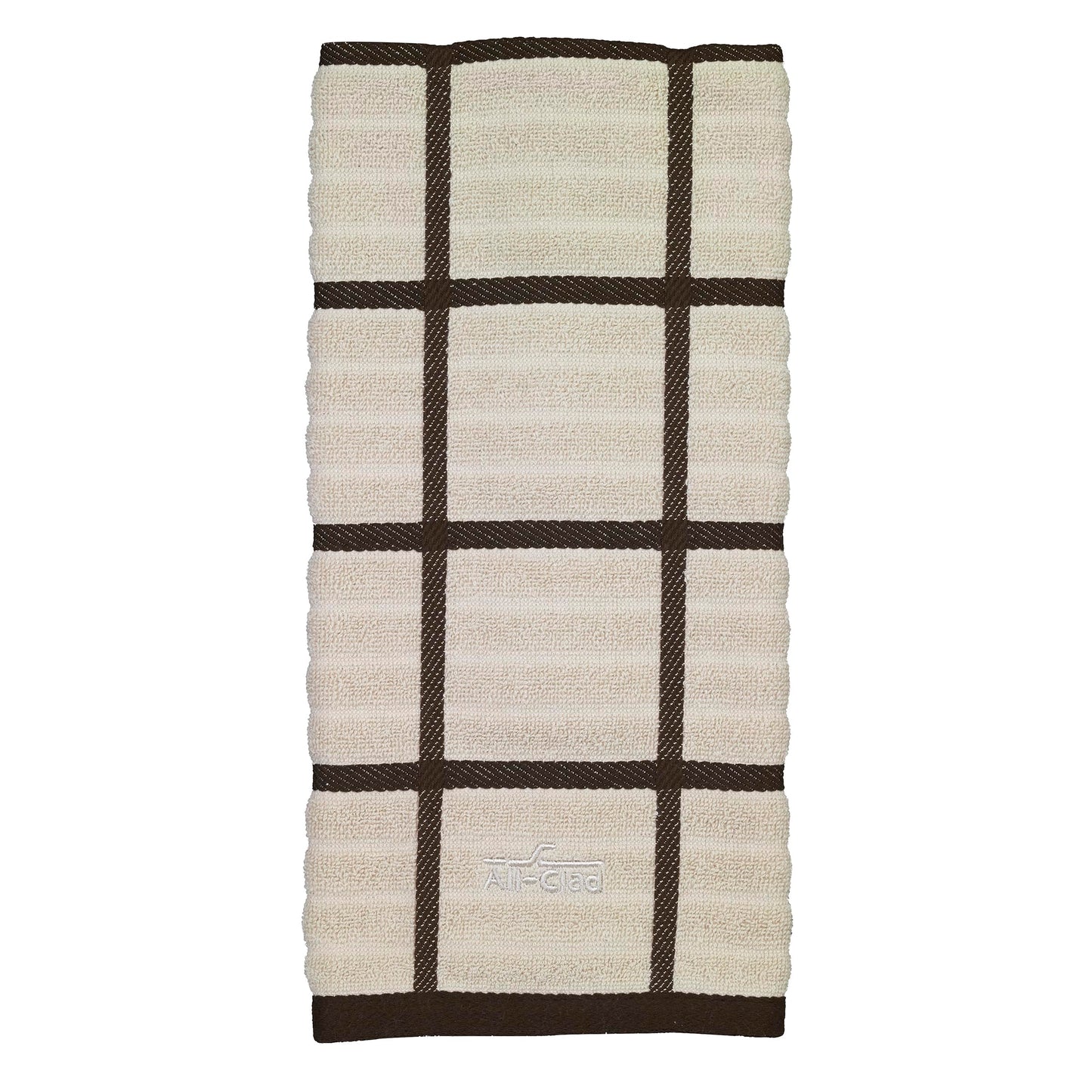 All-Clad Solid Kitchen Towels: Highly Absorbent, Super Soft Long Lasting - 100% Cotton, 17"x30" Tea Towels for Cleaning & Drying Dishes, Pans, Glassware, or Countertops, (2-Pack), Fennel