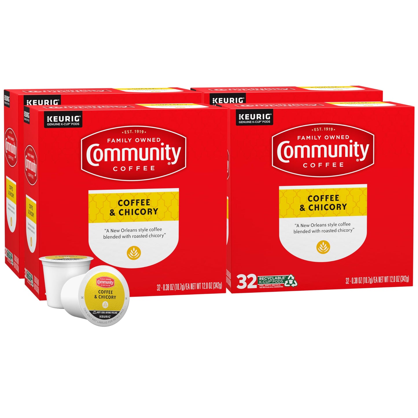 Community Coffee Grandma's Sugar Cookie Keurig K-Cup Pods, Limited Edition Holiday Flavor, Natural Ingredients, 10 Count (Pack of 6)