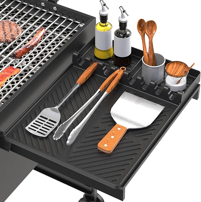 Silicone Grill Mat Compatible with Blackstone, Grey