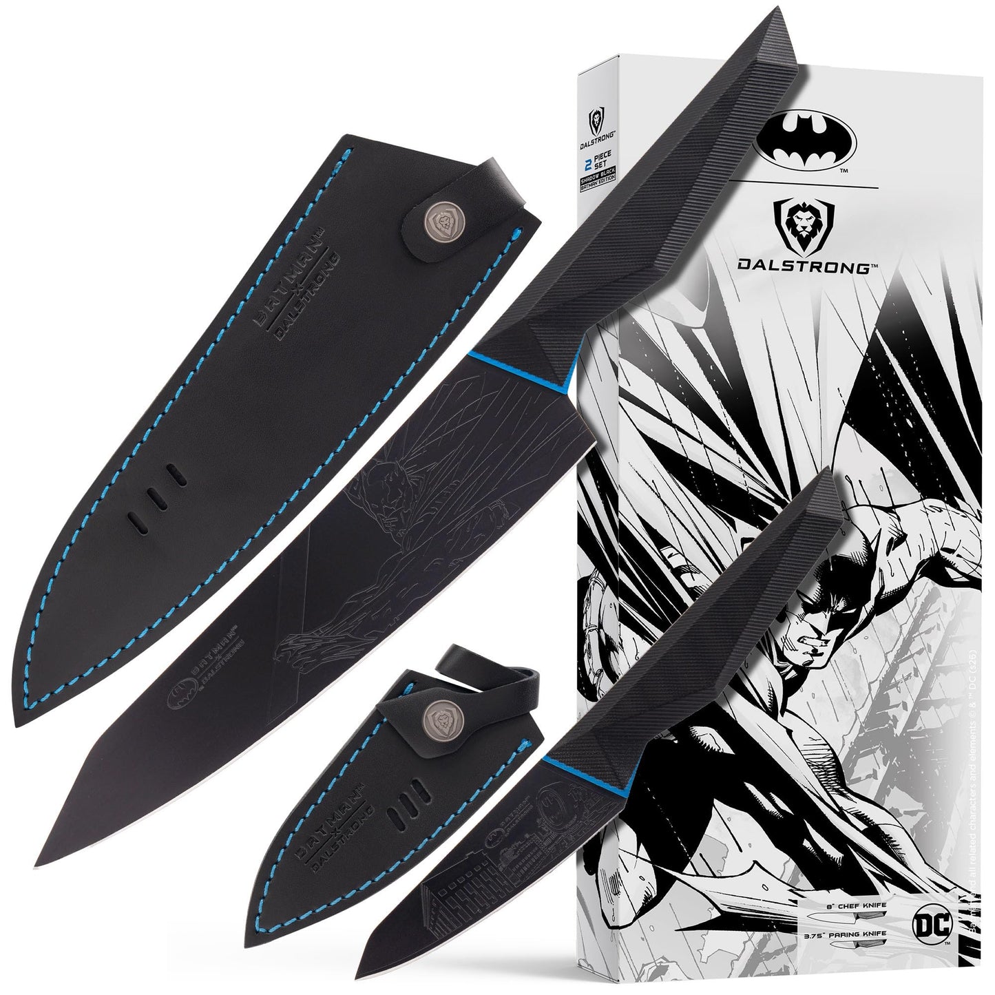 Dalstrong 8" Chef Knife - Batman™ Official Shadow Black DC Edition