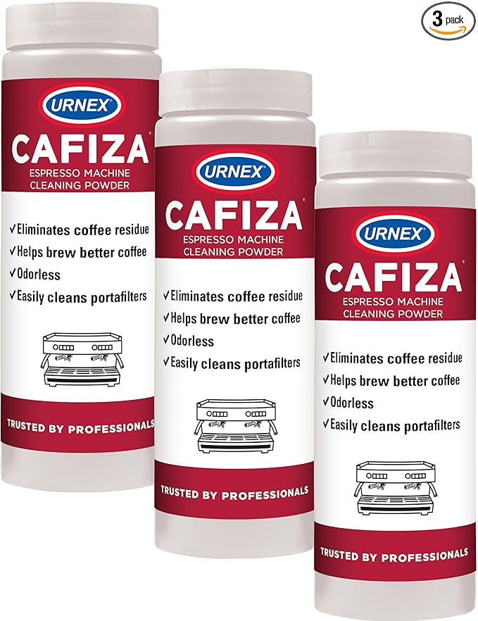 Urnex Cafiza Professional Espresso Machine Cleaning Powder 566 grams (2 Pack) - Made in USA