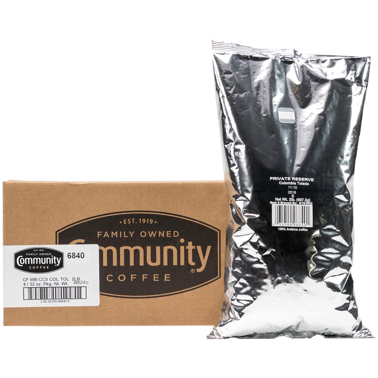 Community Coffee Dark & Bold Espresso Blend, Dark Roast Whole Bean Coffee, 11 Ounce Bag (Pack of 1)