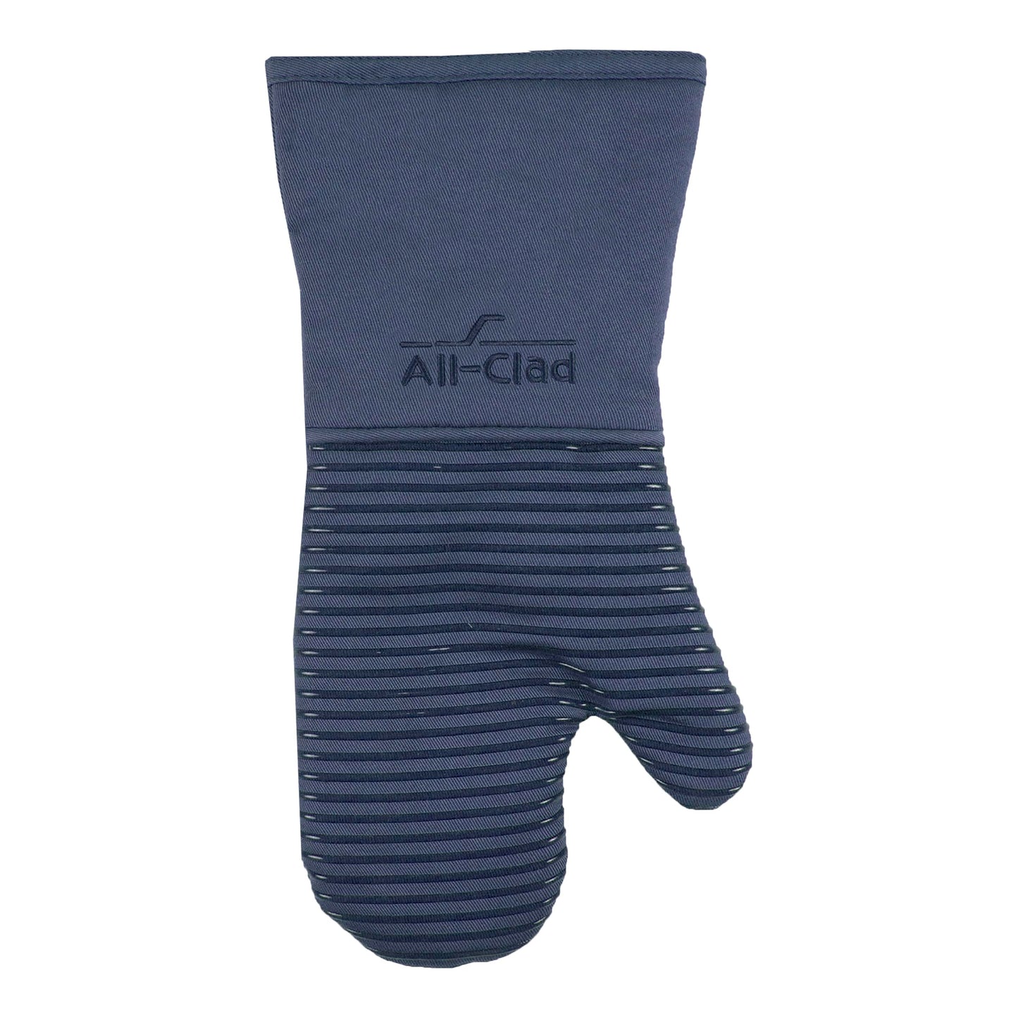 All-Clad Silicone Oven Mitts: Heat Resistant to 500 Degrees - 100% Cotton & Silicone, 14"x7" Pot Holders for Kitchen and Barbeque, 2-Pack, Almond