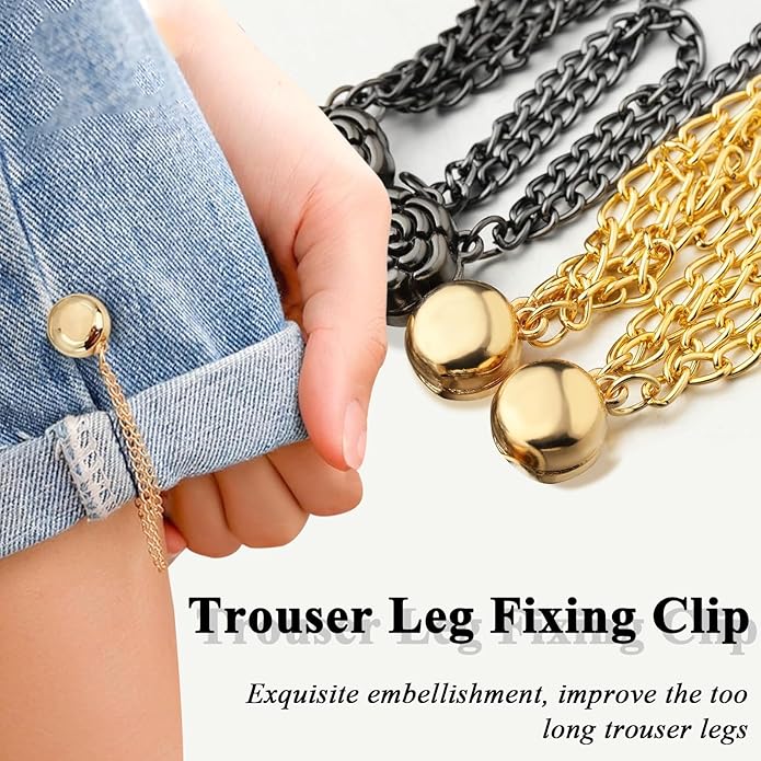 Magnetic Clothing Clips: 12 Pcs Multi-Function Magnetic Shirt Clips with Chain for Women Clothes Sleeves Pants Hijabs Hats Scarfs