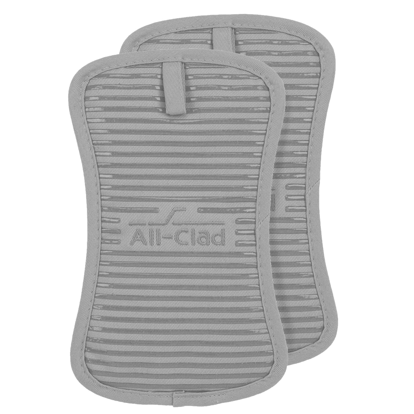 All-Clad Premium Pot Holder & Heating Pad, (1-Pack) Heat Resistant to 500 Degrees, 100% Cotton 10"x6.25" for Kitchen and Barbeque, Chili Red