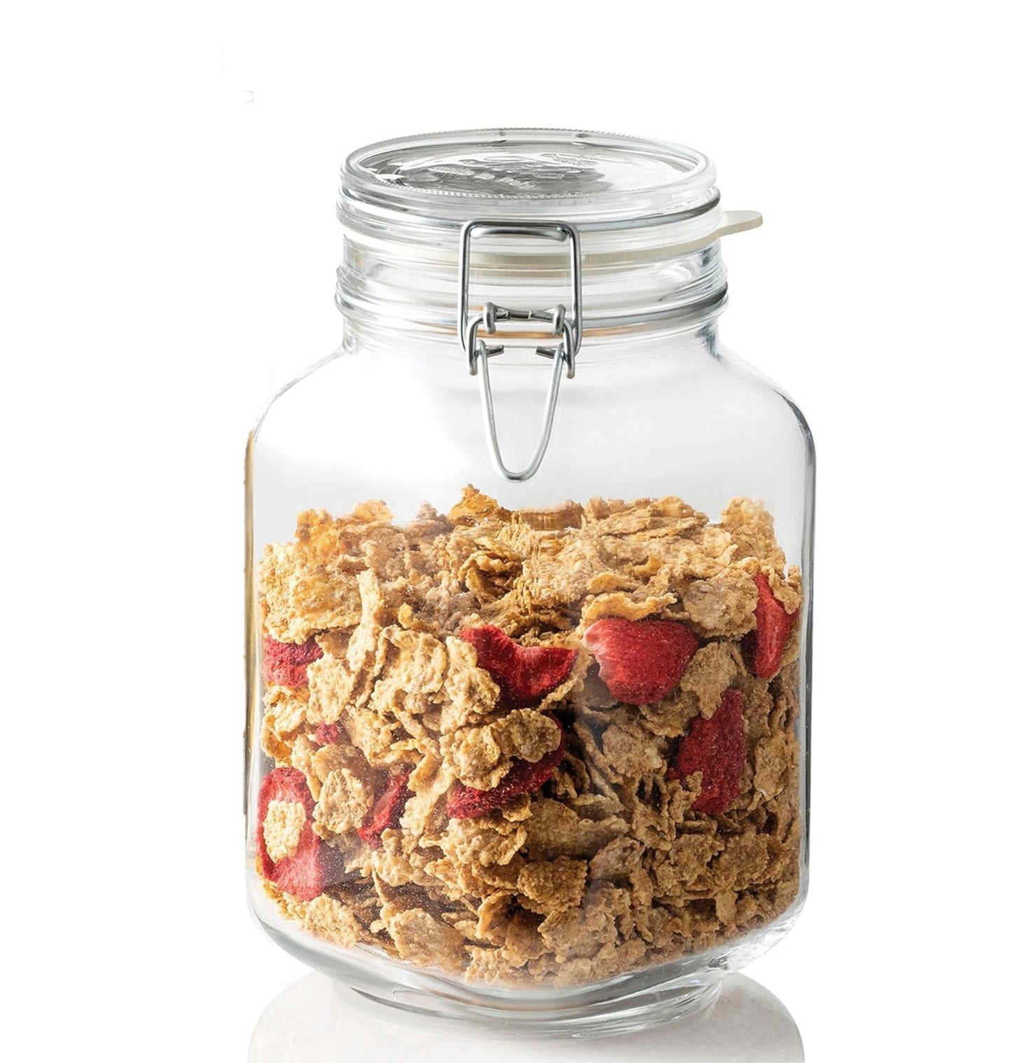 Bormioli Rocco Fido Clear Jar, 169 Oz.