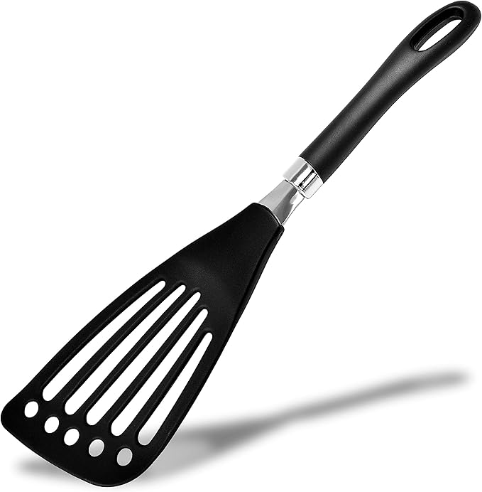 Left Handed Fish Spatula Stainless Steel Egg Flipper 12”