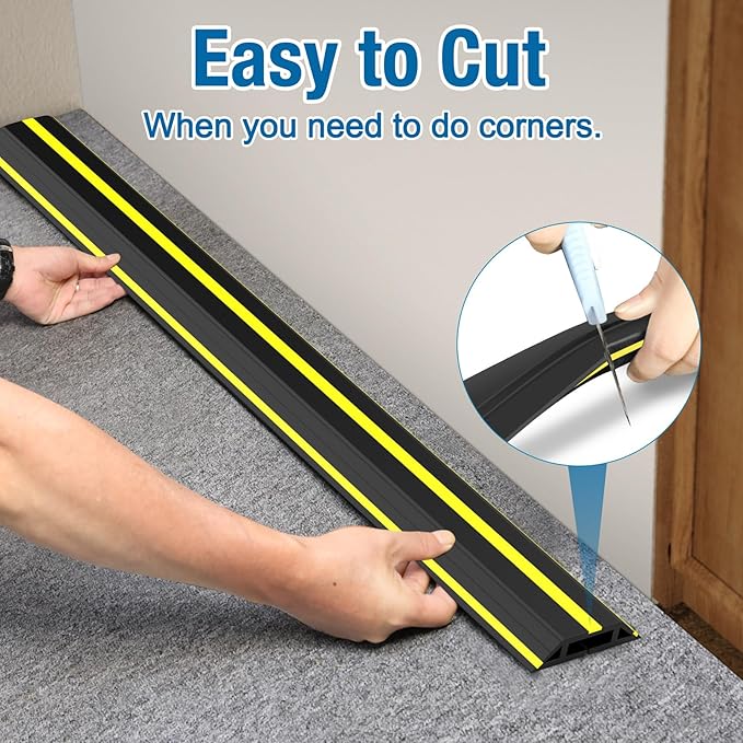 Eapele 4 ft Cable Protector Cord Cover