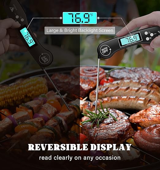DOQAUS Digital Meat Thermometer, Instant Read Food Thermometer for Cooking