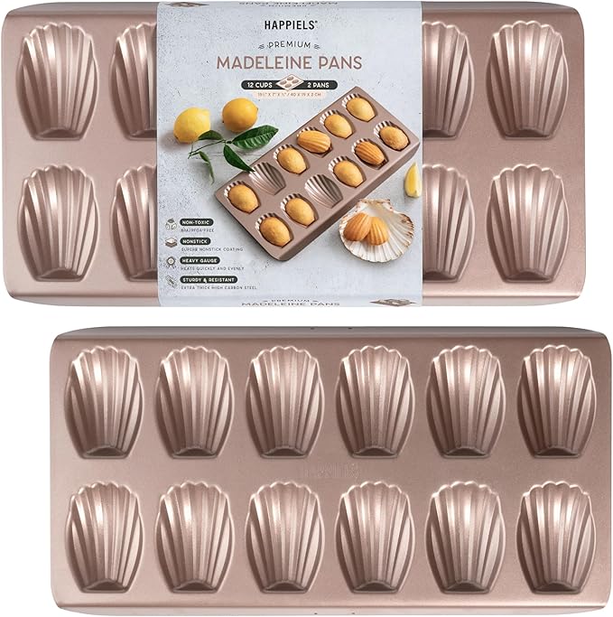 HAPPIELS 5 x 9 inch Nonstick Loaf Pan 1lb for Oven Baking, PFOA & BPA Free