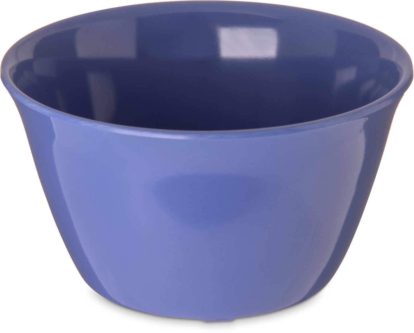 Carlisle FoodService Products Dallas Ware Reusable Plastic Bowl Bouillon Cup Bowl for Home and Restaurant, Melamine, 8 Ounces, Black, (Pack of 24)