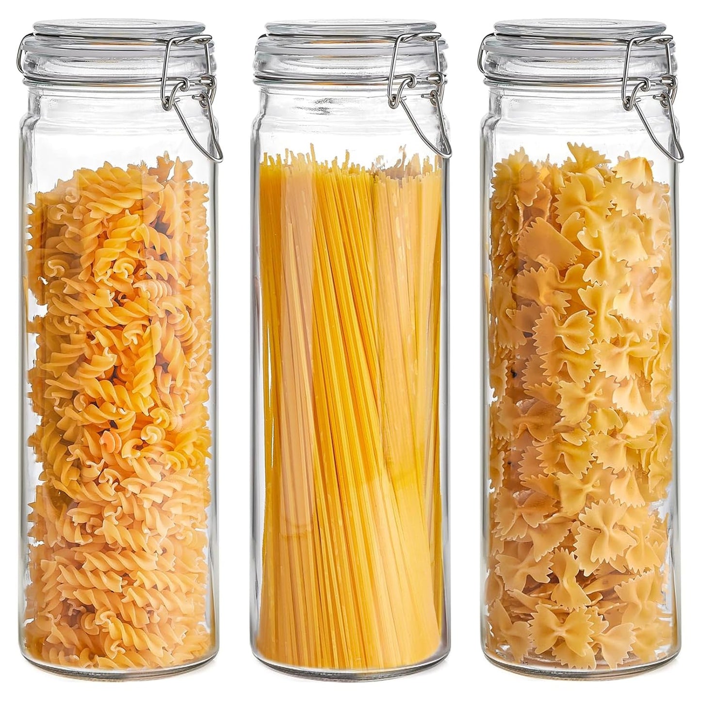 ComSaf Small Glass Spice Jars with Airtight Lids 4 oz 12 Pack Mason Pantry