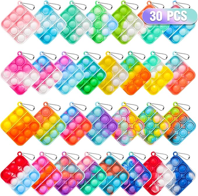 Halloween Pop Fidget Toys Bulk Its Halloween Party Favors for Kids 30 Pack