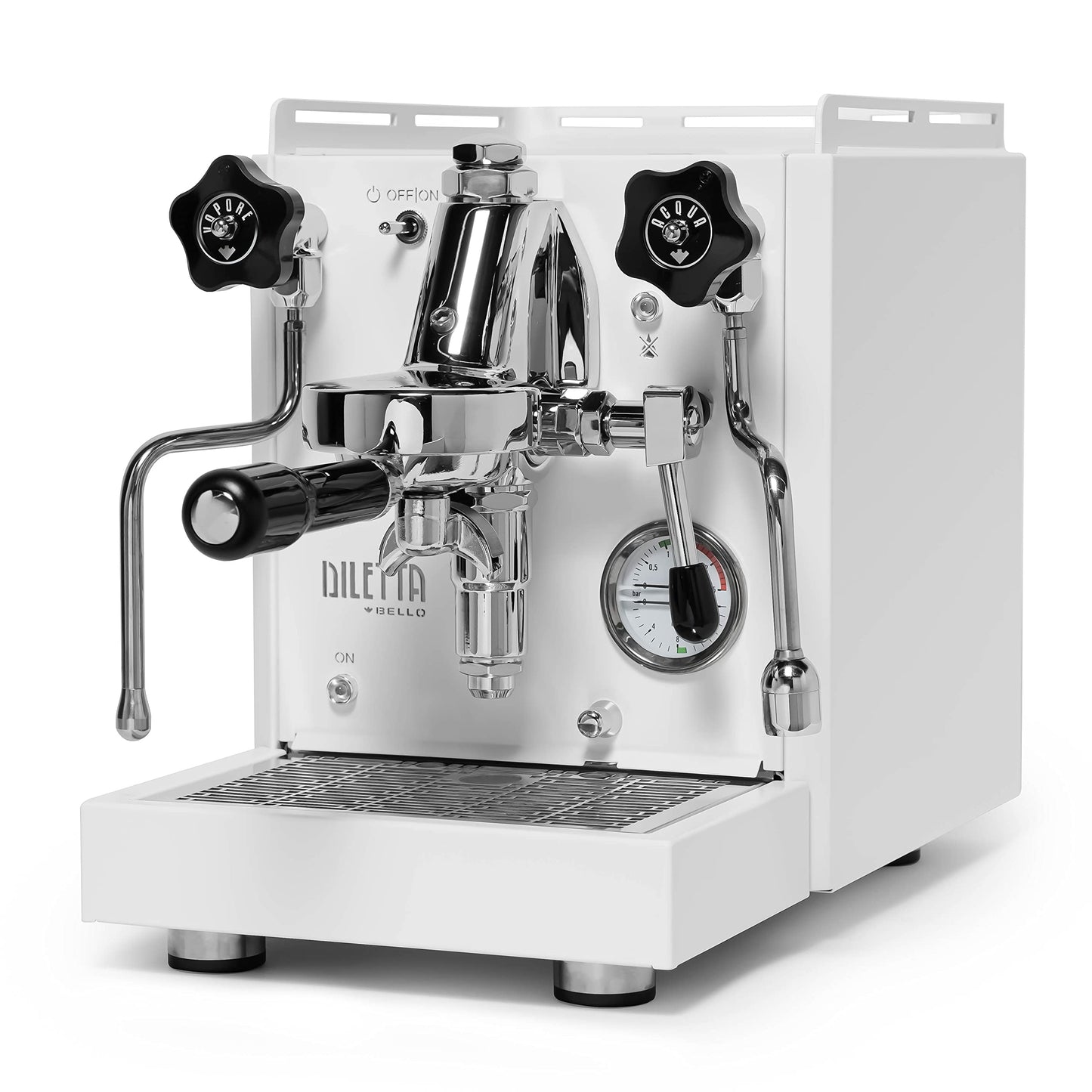 Diletta Bello Espresso Machine | Heat Exchanger | E61 | Manual Control | 3 Liter | Made In Italy | (Stainless Steel)