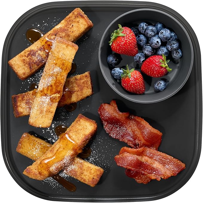 madesmart Dipware Dinner Plate, Carbon
