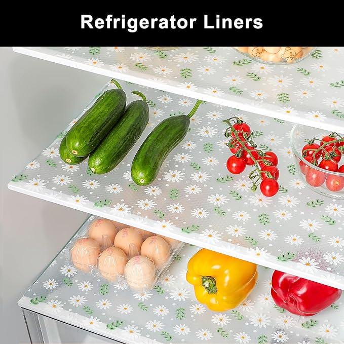 Cooyes Shelf Liner – Premium Non-Adhesive Cabinet & Drawer Liner for Kitchen – Waterproof Shelf Paper with Modern Pattern – Durable EVA Cabinet Mat – Easy to Cut (17.5" W x 360" L)