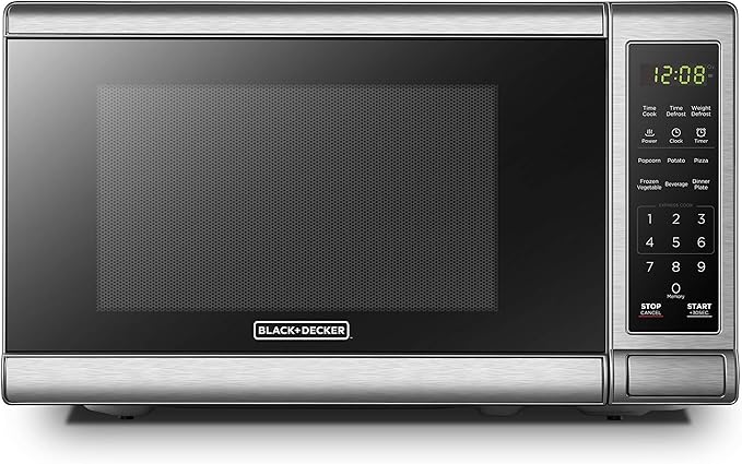 BLACK+DECKER Over-the-Range Microwave Oven with Air Fryer, 1.5 Cu.Ft, 900W