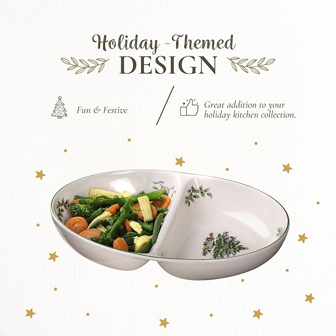 Spode – Christmas Tree – Spode Christmas Tree Divided Dish