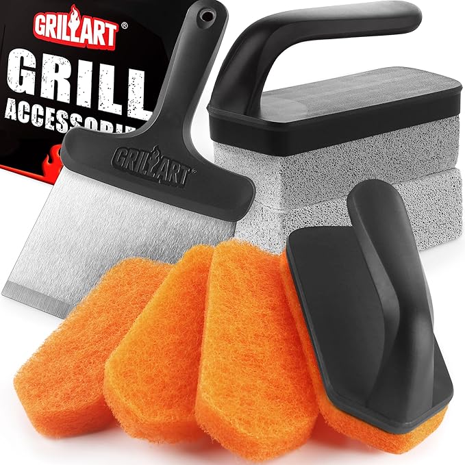 GRILLART Griddle Cleaning Kit for Blackstone, Replacment Scouring Pads(Scour Pads 4PCS)