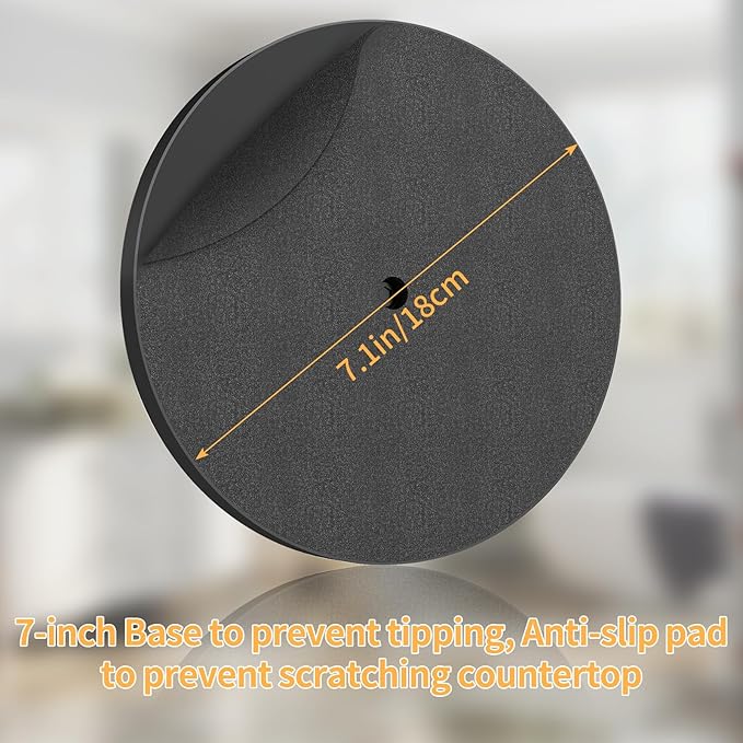 Hand Towel Stand, Hand Towel Holder for Bathroom Countertop Kitchen, 16.5IN Adjustable Retractable T-Shape Hand Towel Rack, Matte Black