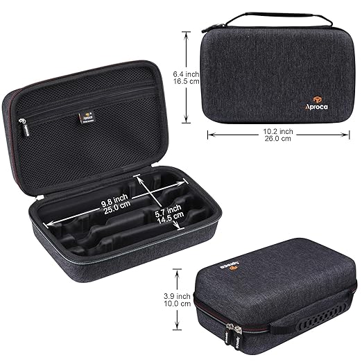 Aproca Case Compatible with ThermoPro TP25 / TP910 650FT Wireless Meat Thermometer, Storage Portable Bag for Accessories (Case Only)