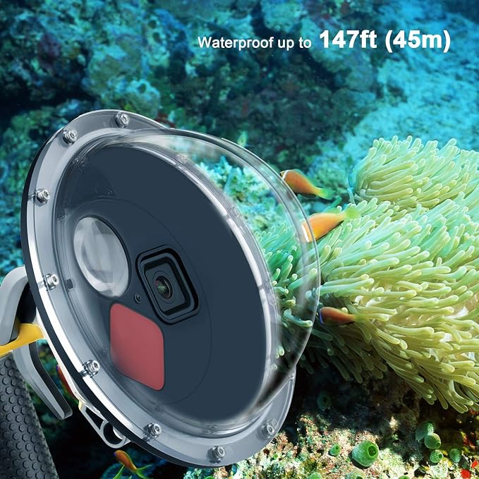 Dome Port for GoPro Hero 8 Black, Dome Port Lens