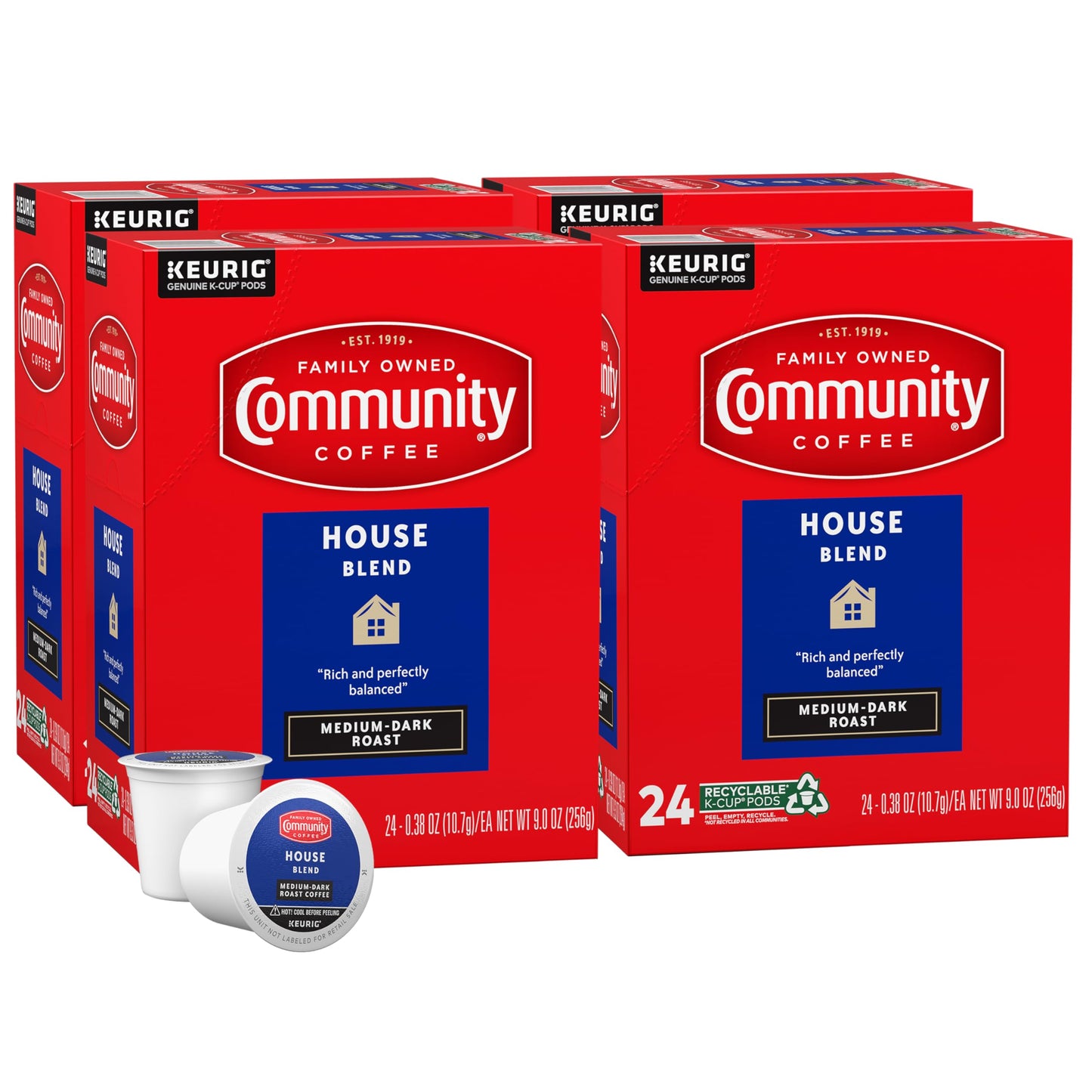 Community Coffee Grandma's Sugar Cookie Keurig K-Cup Pods, Limited Edition Holiday Flavor, Natural Ingredients, 10 Count (Pack of 6)