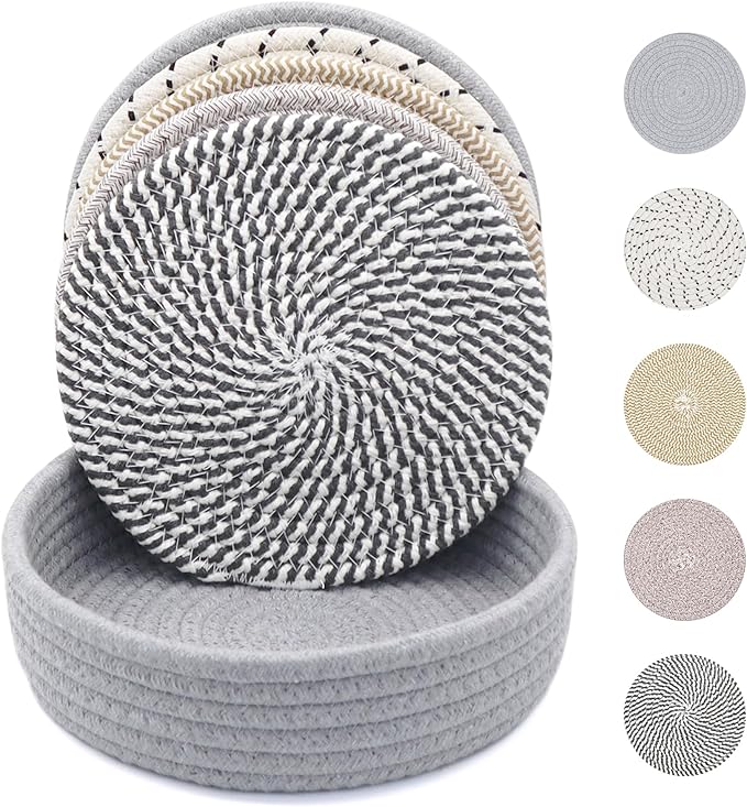 KITLAB 8 Inch Trivets for Hot Dishes, Hot Pots and Pans, 6 Pcs