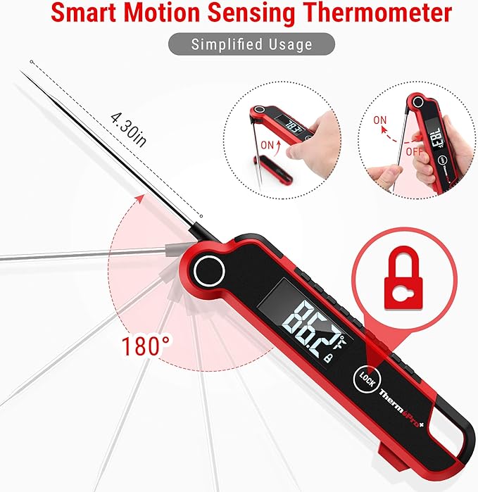 TempPro TempSwift 0.5 SEC Instant Read Meat Thermometer Digital