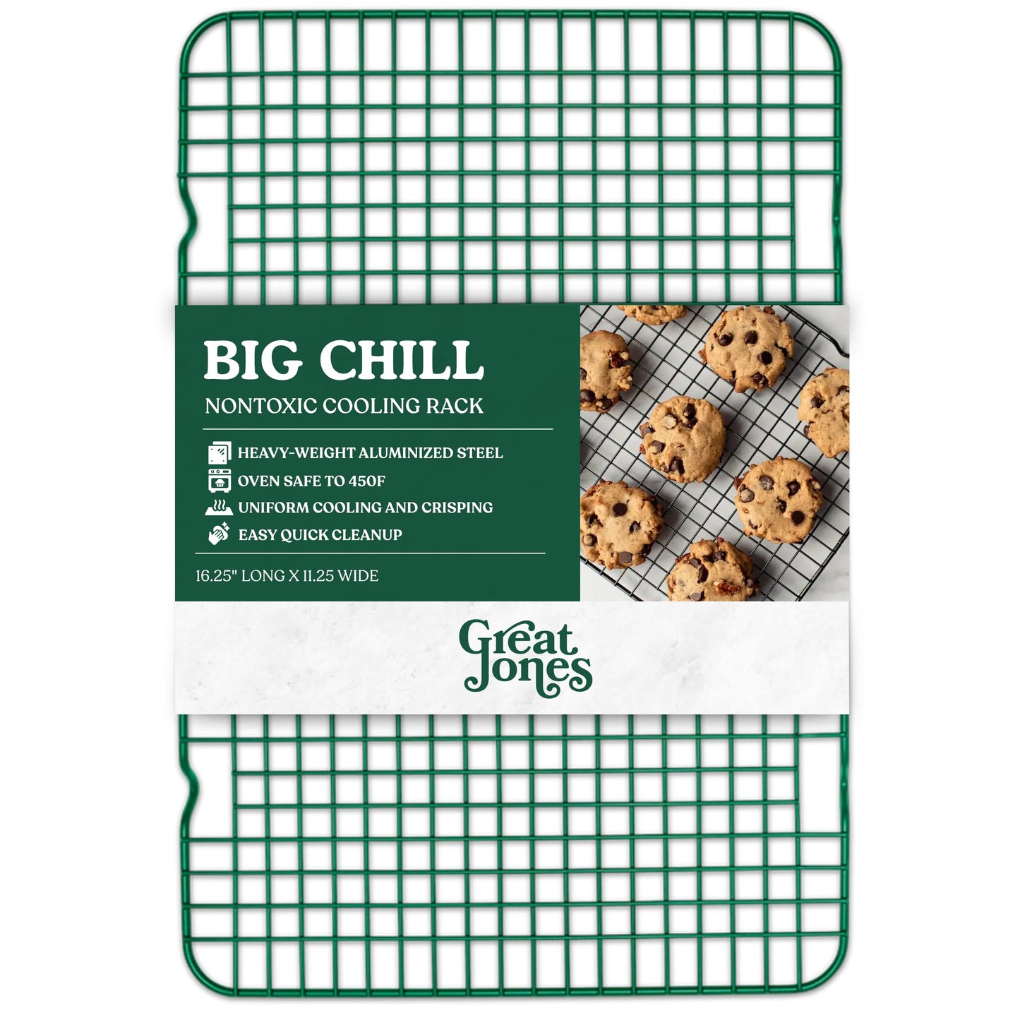 Great Jones Non Stick Wire Cooling Rack (Blueberry) – Fits Half Sheet