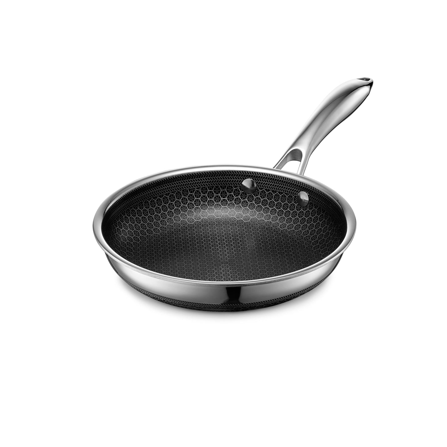 HexClad 10" Hybrid Nonstick Frying Pan with Lid, Dishwasher & Oven Safe