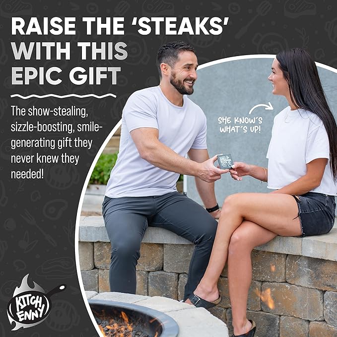 KITCHENNY Bristle-Free Grill Scraper Gadget for Dads Who Like Grilling and Have Everything