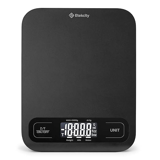Etekcity Food Kitchen Scale, Digital Grams and Ounces, Medium