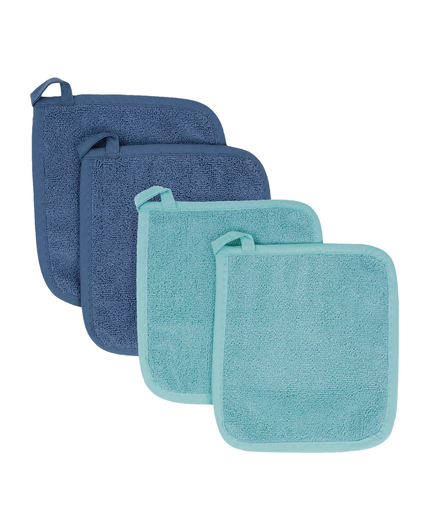 RITZ Terry Potholder & Hot Pad: Unparalleled Heat Resistant, Durable 100% Cotton – Ergonomically Designed for Optimal Grip – Easy-Care Machine Washable – 2-Pack, Latte