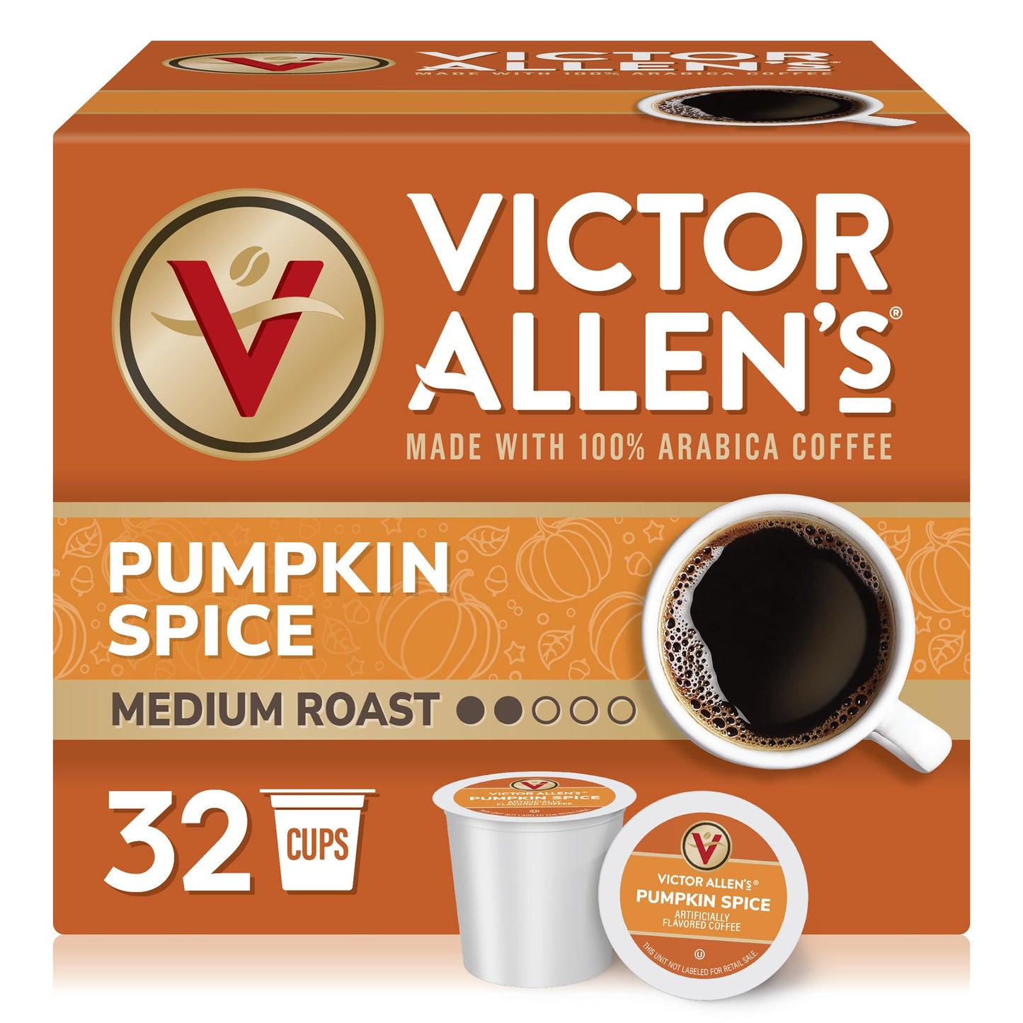 Victor Allen's Coffee Caramel Macchiato Flavored, Medium Roast, 42 Count, Single Serve Coffee Pods for Keurig K-Cup Brewers