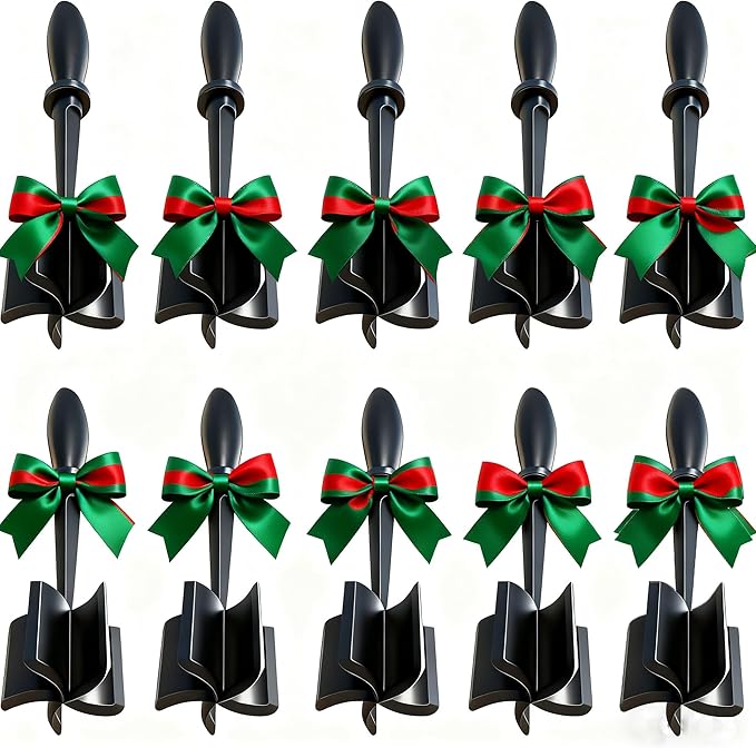 10PC Meat Smasher for Ground Beef, 5 Curve Blades Ground Beef Masher, Heat Resistant Non Stick Meat Masher Tool Practical Potato Masher Reusable Chicken Shredder Ground Turkey for Cooking