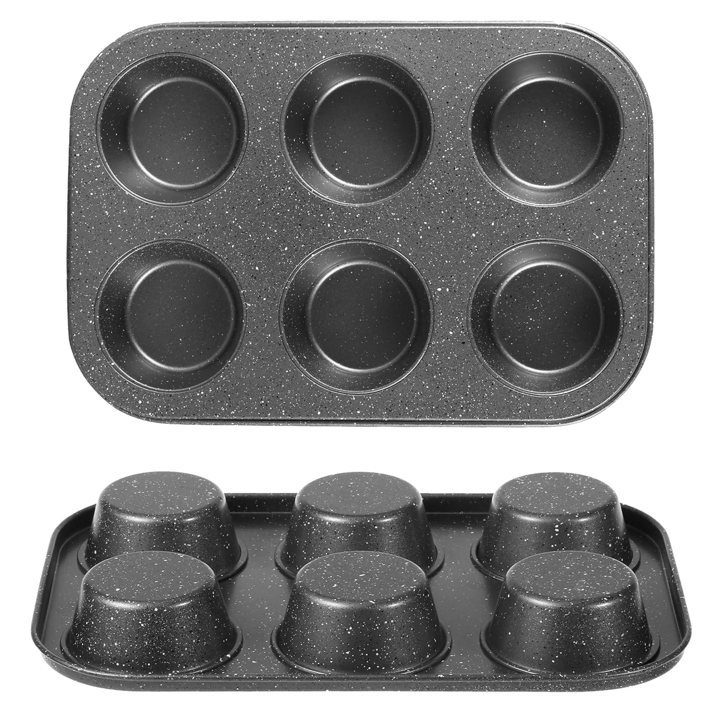 Walooza Mini Muffin & Cheesecake Pan, Nonstick 24, Toast Oven Baking Supplies