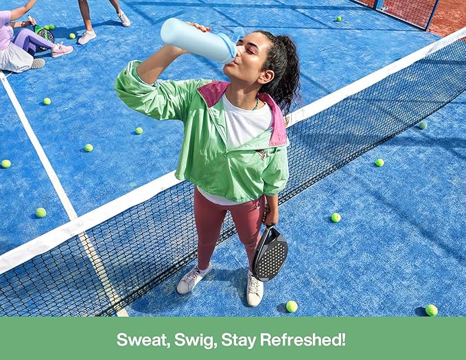 POWCAN 26 oz Insulated Water Bottle with 2-in-1 Straw and Spout Lid, Keep Cold 24H, Leak-Proof, Fits in Car Cup Holder, Stainless Steel Water Bottle for Sports, Trip, Gym, and School (Verdant Bloom)