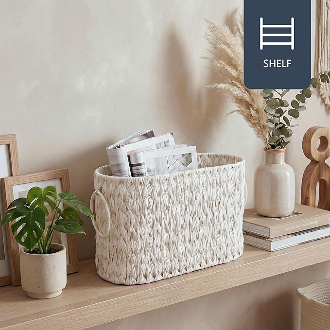 Toilet Paper Basket,Boho Decorative Toilet Paper Storage,Large Wicker Basket for Bathroom Storage,Free Standing