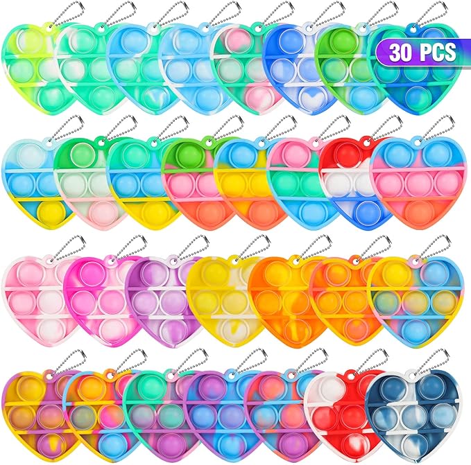 Halloween Pop Fidget Toys Bulk Its Halloween Party Favors for Kids 30 Pack